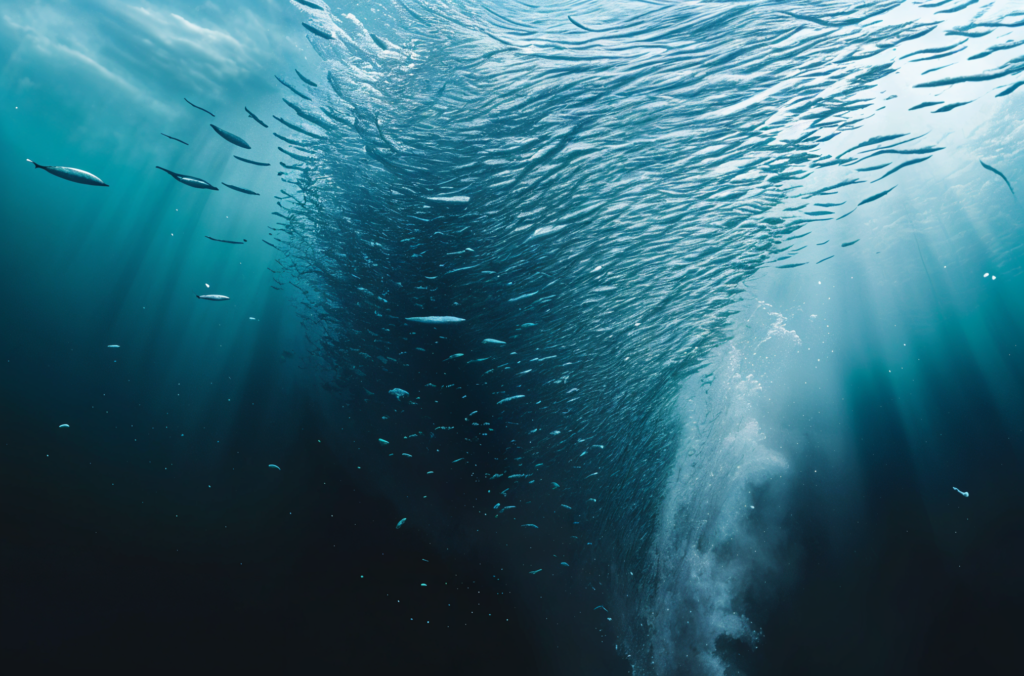 Sardines Run in Moalboal