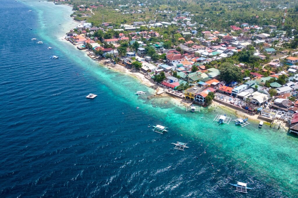 Panagsama Beach in Moalboal, Cebu